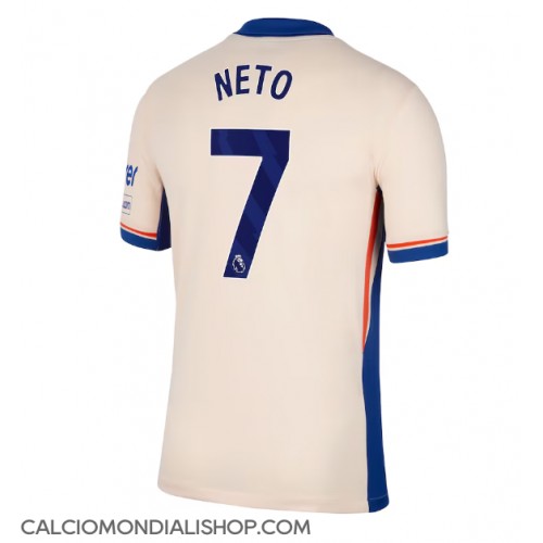 Maglie da calcio Chelsea Pedro Neto #7 Seconda Maglia 2024-25 Manica Corta